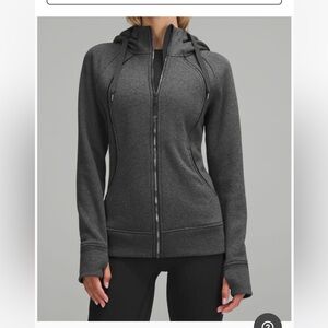 Lululemon Scuba Hoodie *Plush - Heathered Black Size 6
